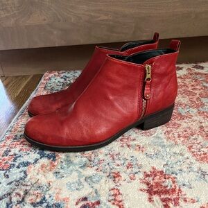 Red Leather Boots by Eric Michael